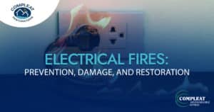 electrical fires prevention damage and restoration flyer