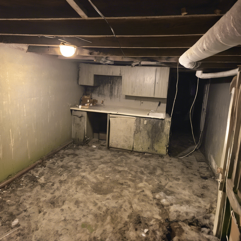 Mold Filled Allentown Basement