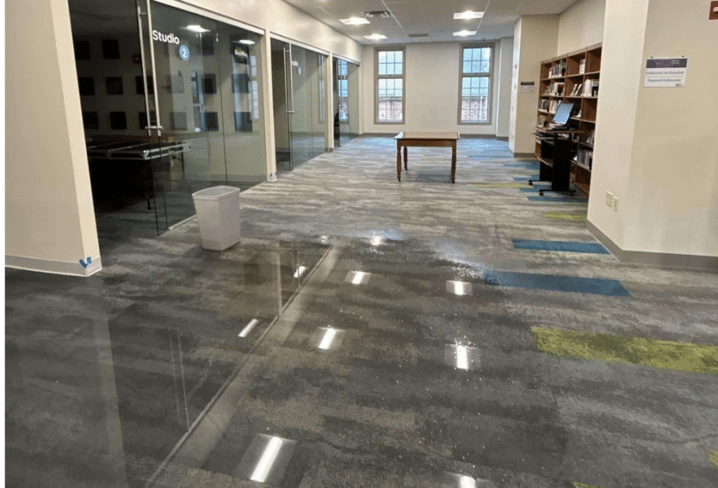 Flooded Commercial Room