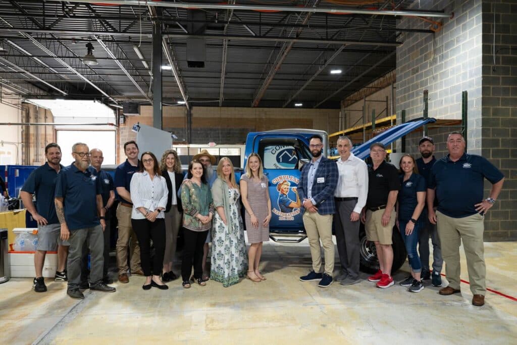 Compleat restorations team in Allentown building