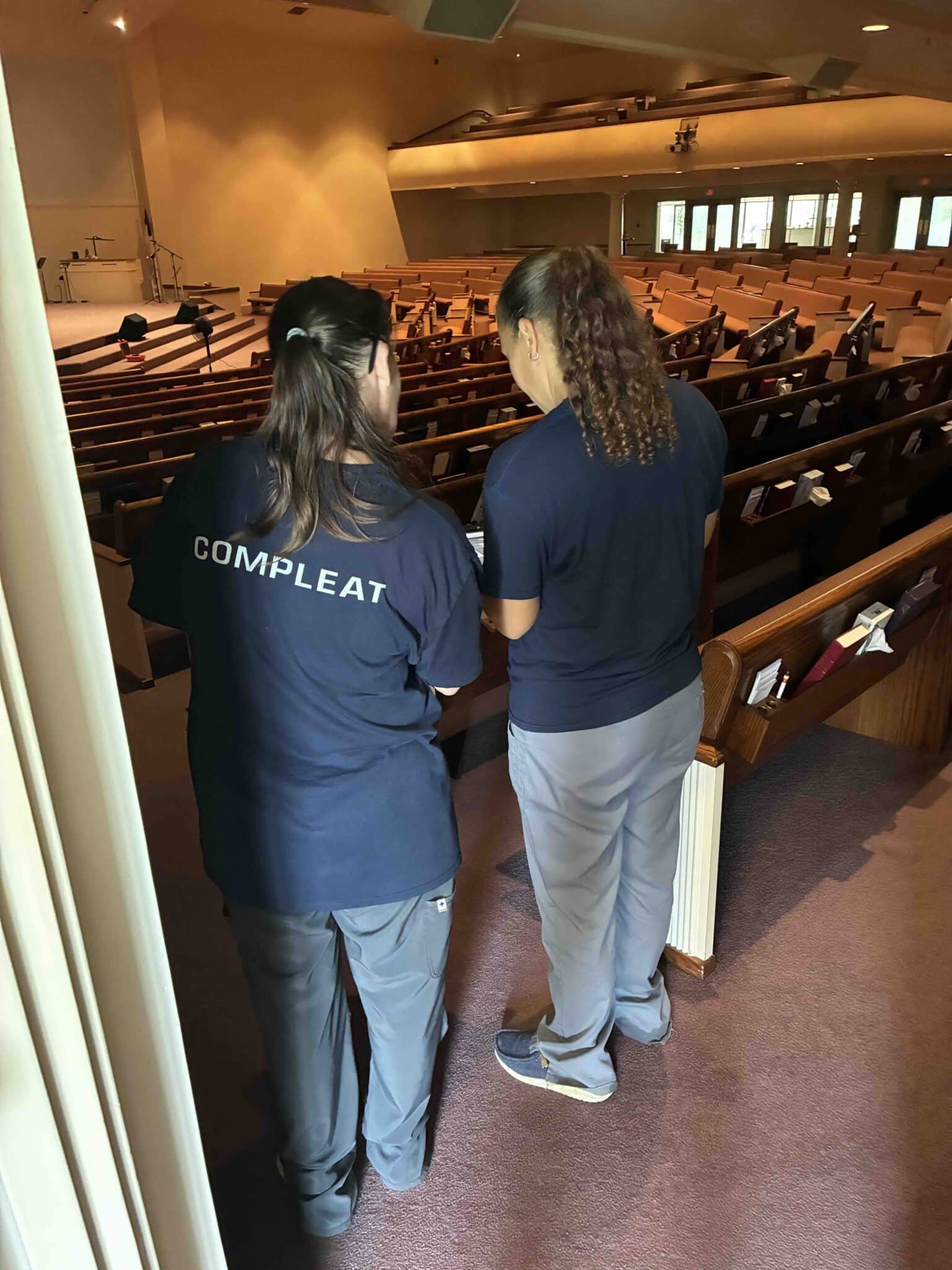 compleat team working on Ephrata water restoration job