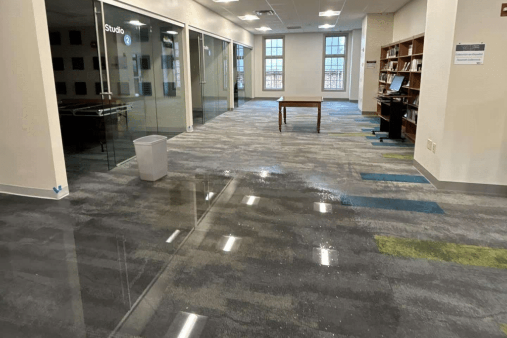 Flooded Commercial Room